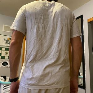 White mens lululemon short sleeve XL